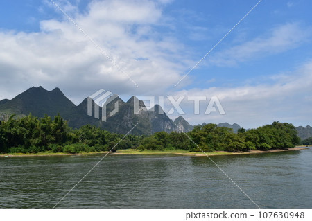 中國桂林世界遺產：漓江上的山水畫 107630948