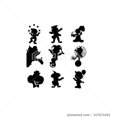 funny human clown illustration creative design funny human clown illustration creative design 107631602