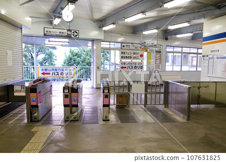 南海電鐵和歌山港線和歌山港站檢票口 107631825
