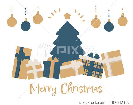 Christmas illustration set 107632302
