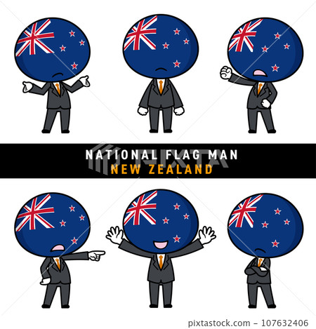 代表紐西蘭國旗的字符集 107632406