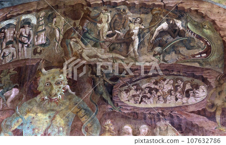 Triumph of Death frescoe, Camposanto, Pisa, Italy Triumph of Death frescoe, Camposanto, Pisa, Italy 107632786