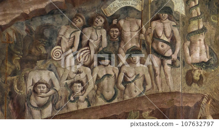 Triumph of Death frescoe, Camposanto, Pisa, Italy 107632797