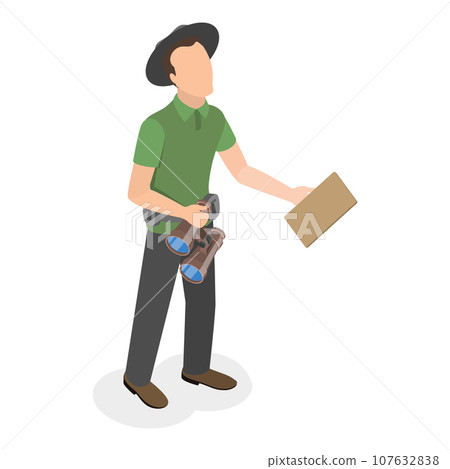 3D Isometric Flat Vector Set of Rangers. Item 4 3D Isometric Flat Vector Set of Rangers. Item 4 107632838