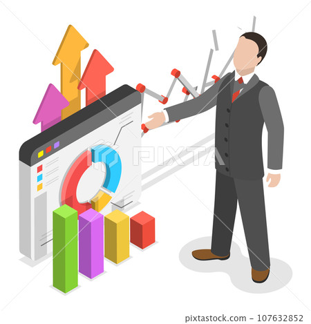 3D Isometric Flat Vector Illustration of Company Culture. Item 2 3D Isometric Flat Vector Illustration of Company Culture. Item 2 107632852