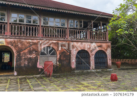 Old colonial house on Prison Island at Zanzibar Old colonial house on Prison Island at Zanzibar 107634179