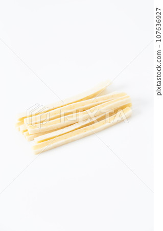 Cheese cod white background 107636927