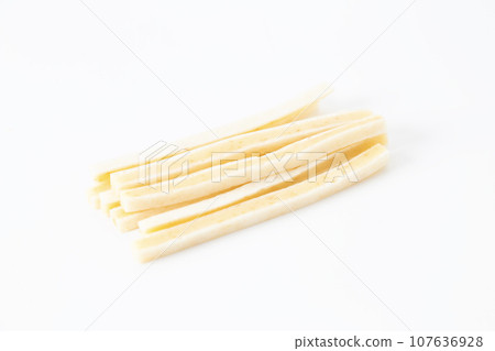 Cheese cod white background 107636928