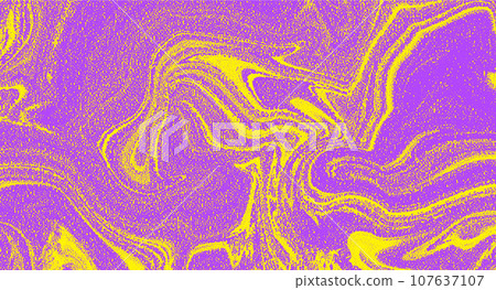 Psychedelic 70s Trendy Design. Vector Abstract Duotone Background 107637107