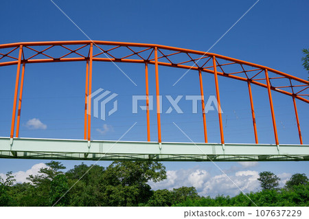 Aqueduct bridge spanning Sukawa Aqueduct bridge spanning Sukawa 107637229