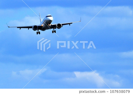 Osaka International Airport JAL Airplane Landing Ready Senri Kawajiri 107638079