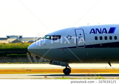 Osaka International Airport ANA Airplane Takeoff Ready Senri Kawajiri 107638125