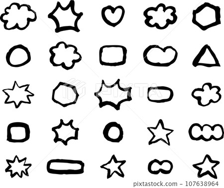 畫筆手寫框架集 畫筆手寫框架集 107638964