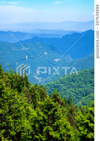 Mitsumine Shrine, Okumiya Harukahaiden, scenery from the viewing platform, Chichibu City 107639898