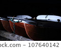 Boats on the lake at night 107640142