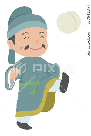 日本古代貴族享受kemari 日本古代貴族享受kemari 107641357