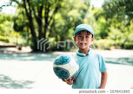 soccer ball, soccerball, younger 107641895