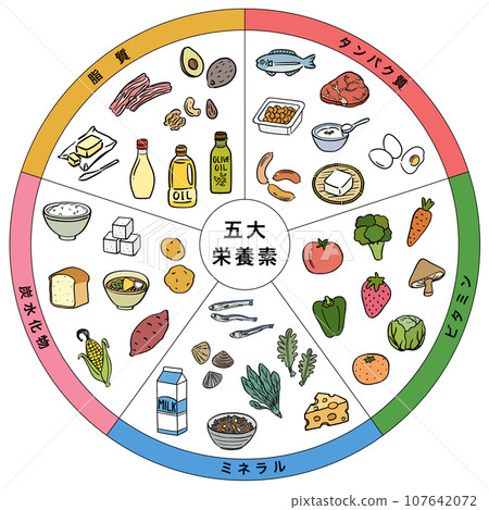 五種主要營養食品清單 五種主要營養食品清單 107642072