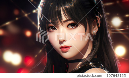 女偶像形象“AI生成圖像” 女偶像形象“AI生成圖像” 107642135