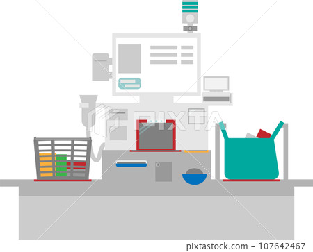 在自助結帳櫃檯掃描的示意圖 107642467