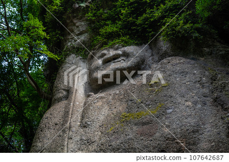 Kumano Magaibutsu, Bungotakada City, Oita Prefecture, one of the largest in Japan Kumano Magaibutsu, Bungotakada City, Oita Prefecture, one of the largest in Japan 107642687