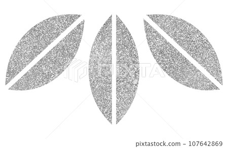 Illustration material bamboo lame silver Illustration material bamboo lame silver 107642869