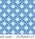 Plaid seamless pattern blue 107644115