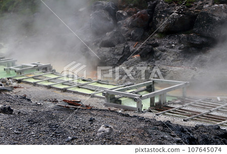 Hidden hot spring Tamagawa Onsen Yunohana gathering scene 107645074