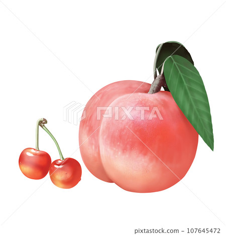 桃子和櫻桃 107645472