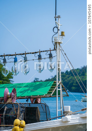 夏季的九十九灣及其魷魚產業和風景優美的海灣 | 能登半島形象 | 能登形象 | 石川縣能登町 107645495