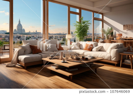 Modern Living Room with Sofa Modern Living Room with Sofa 107646069