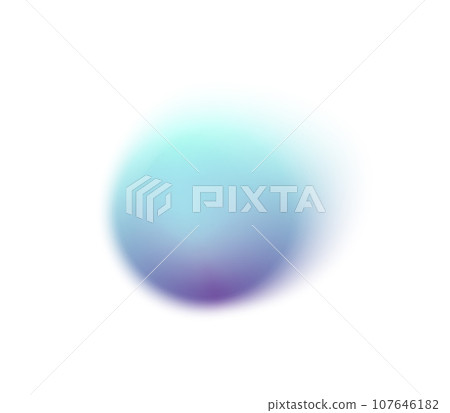 Color gradient round shape vector abstract background. Bright watercolor effect mesh with transparent part along the border, organic form Color gradient round shape vector abstract background. Bright watercolor effect mesh with transparent part along the border, organic form 107646182