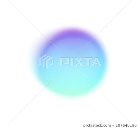 Color gradient round shape vector abstract background. Bright watercolor effect mesh with transparent part along the border, organic form Color gradient round shape vector abstract background. Bright watercolor effect mesh with transparent part along the border, organic form 107646186