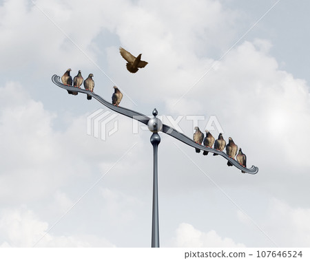 Business Team Imbalance Business Team Imbalance 107646524