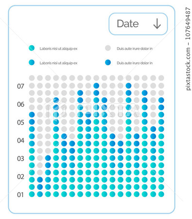 Infographic dashboard. Admin panel. Vector illustrarion The information was presented in clear and concise manner The financial report showcased companys financial performance The analysis digital 107649487
