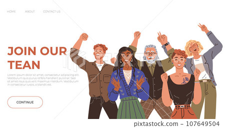 Happy people concept. Vector illustration Happy people laugh and chat at neighborhood barbecue Men and women happy about engagement celebrate together People on event or ceremony show respect Happy people concept. Vector illustration Happy people laugh and chat at neighborhood barbecue Men and women happy about engagement celebrate together People on event or ceremony show respect 107649504