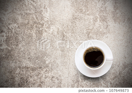 Coffee cup on grunge background Coffee cup on grunge background 107649873