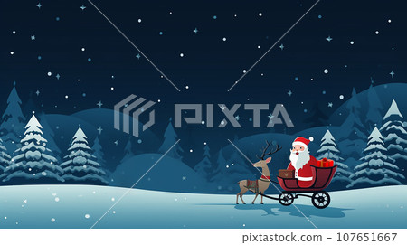 Santa Claus and Christmas generative ai 107651667