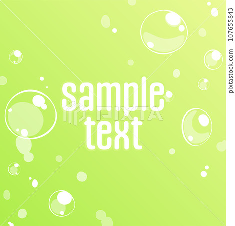 Background illustration_bubbles_green Background illustration_bubbles_green 107655843