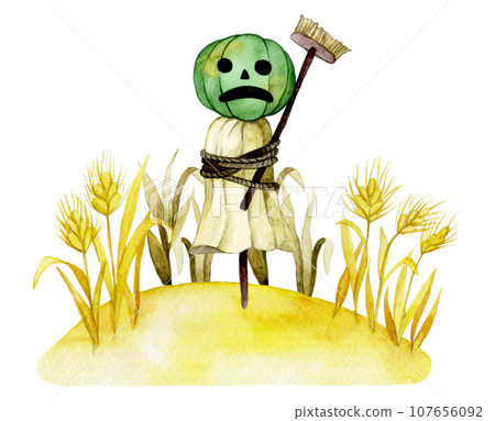 cute composition for halloween. holiday decoration for kids, vintage style illustration cute composition for halloween. holiday decoration for kids, vintage style illustration 107656092