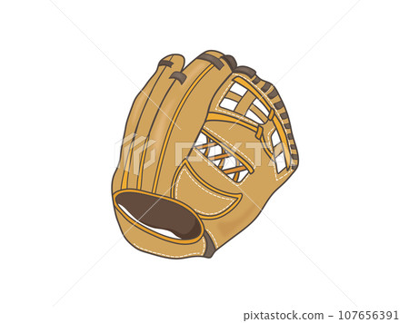 brown baseball glove brown baseball glove 107656391