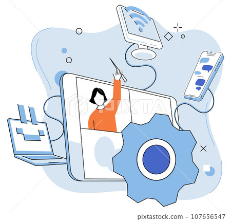 System administrator. IT specialist working on computer and doing technical work with server, dealing with network equipment and supporting protocols. Configuration of computer systems and networks System administrator. IT specialist working on computer and doing technical work with server, dealing with network equipment and supporting protocols. Configuration of computer systems and networks 107656547