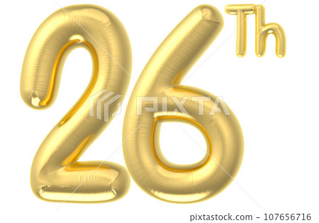 Number 3D Render Number 3D Render 107656716