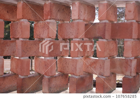 Old brick wall 107658285