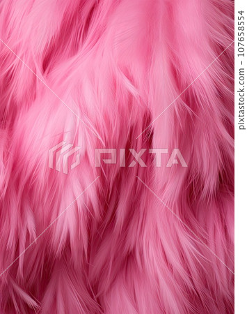 some pink feathers on a black background with space for your text or image in the top right corner, and bottom left corner 107658554