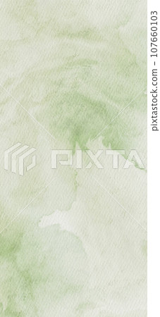 Abstract green watercolor paint background. Vector illustration 107660103