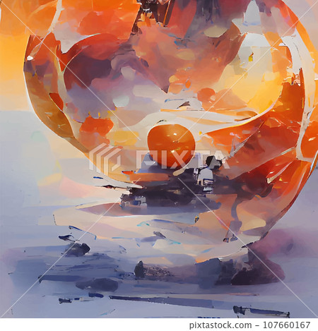 Abstract red orange color autumn design banner. Abstract red orange color autumn design banner. 107660167