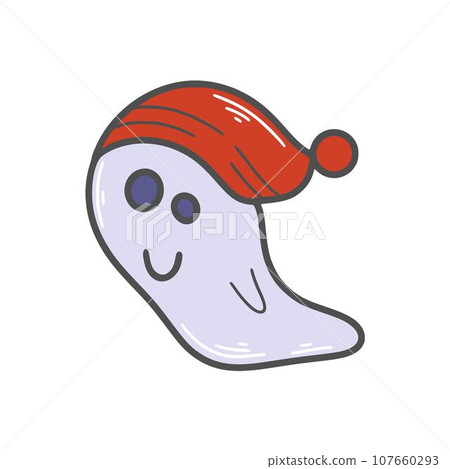 Cute baby ghost isolated vector illustration Cute baby ghost isolated vector illustration 107660293