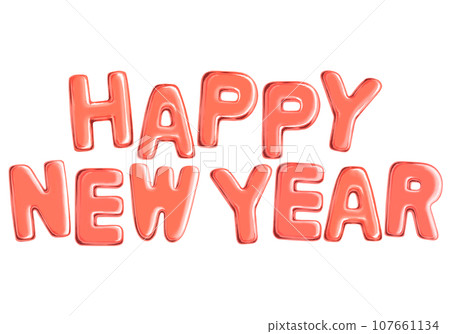 happy new year balloon 107661134