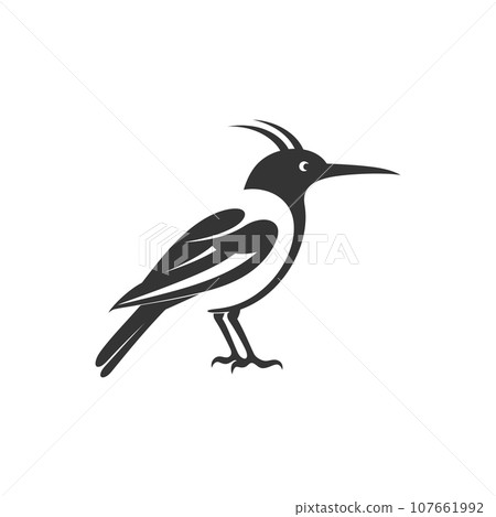 Hoopoe bird icon Hoopoe bird icon 107661992